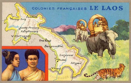 Histoire du Laos - Le Laos découvre l'occident 