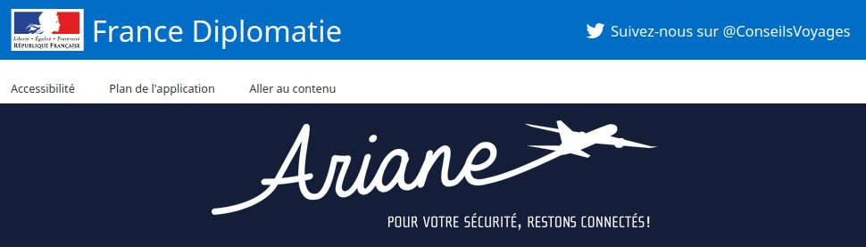 Site internet ariane.