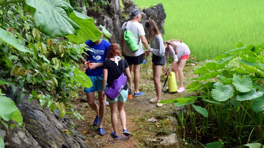 Trek au Laos.